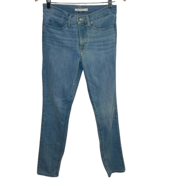 Levi's 311 Shaping Skinny Light Wash Jeans Women Size 27 BLEMISH - Picture 1 of 9